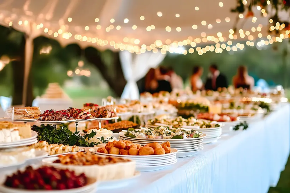 Repas mariage près de Calmont